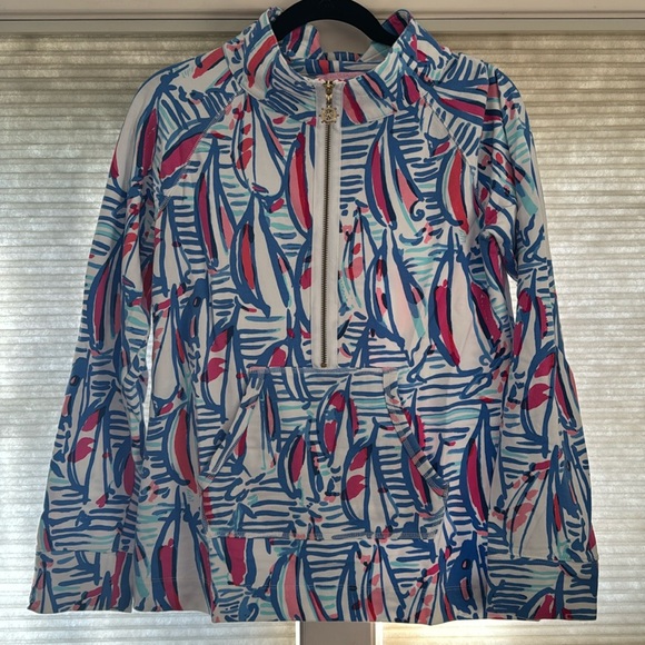 Lilly Pulitzer Tops - Lilly Pulitzer quarter zip pullover